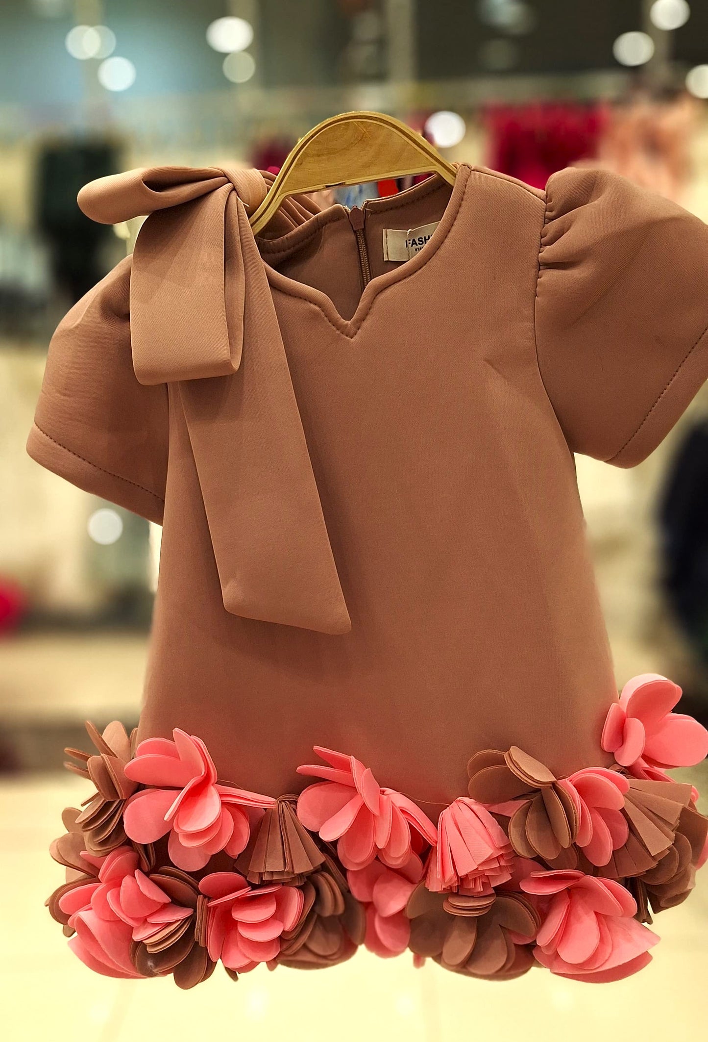 Brown Color Dress for Girls