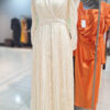 LONG SLEEVE BELTED MAXI DRESS - Image 3